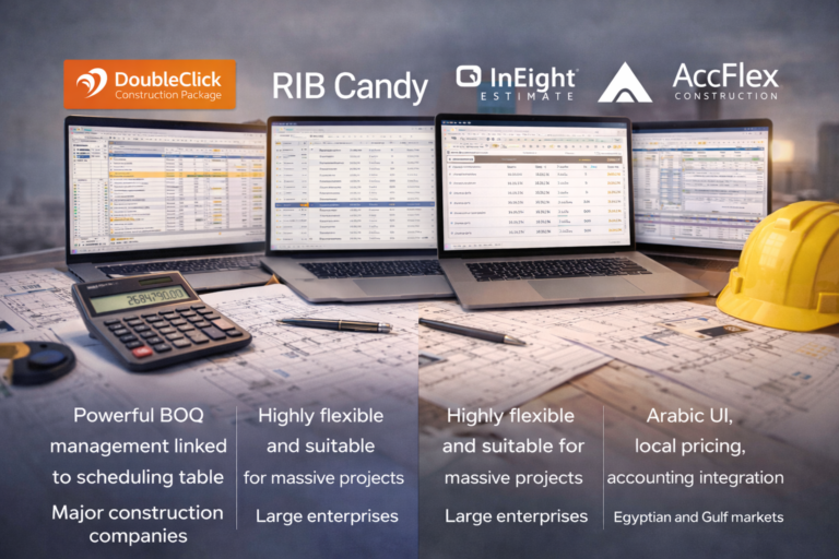 برامج تسعير بنود المقاولات